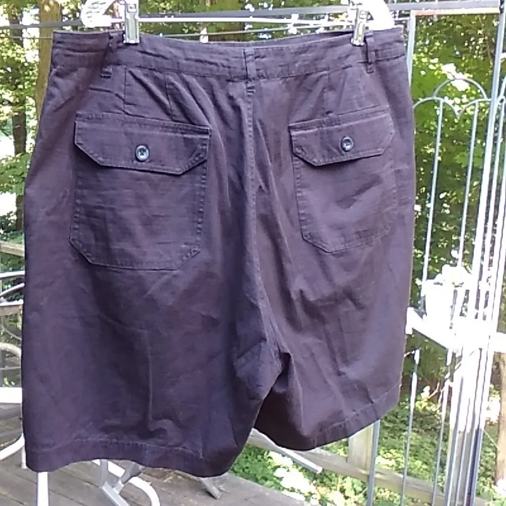 2/25 Black Cotton High Waisted Casual Shorts NWOT - Picture 6 of 14